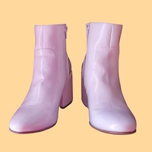 Madden Girl Agnes PU Zipper Ankle Boots